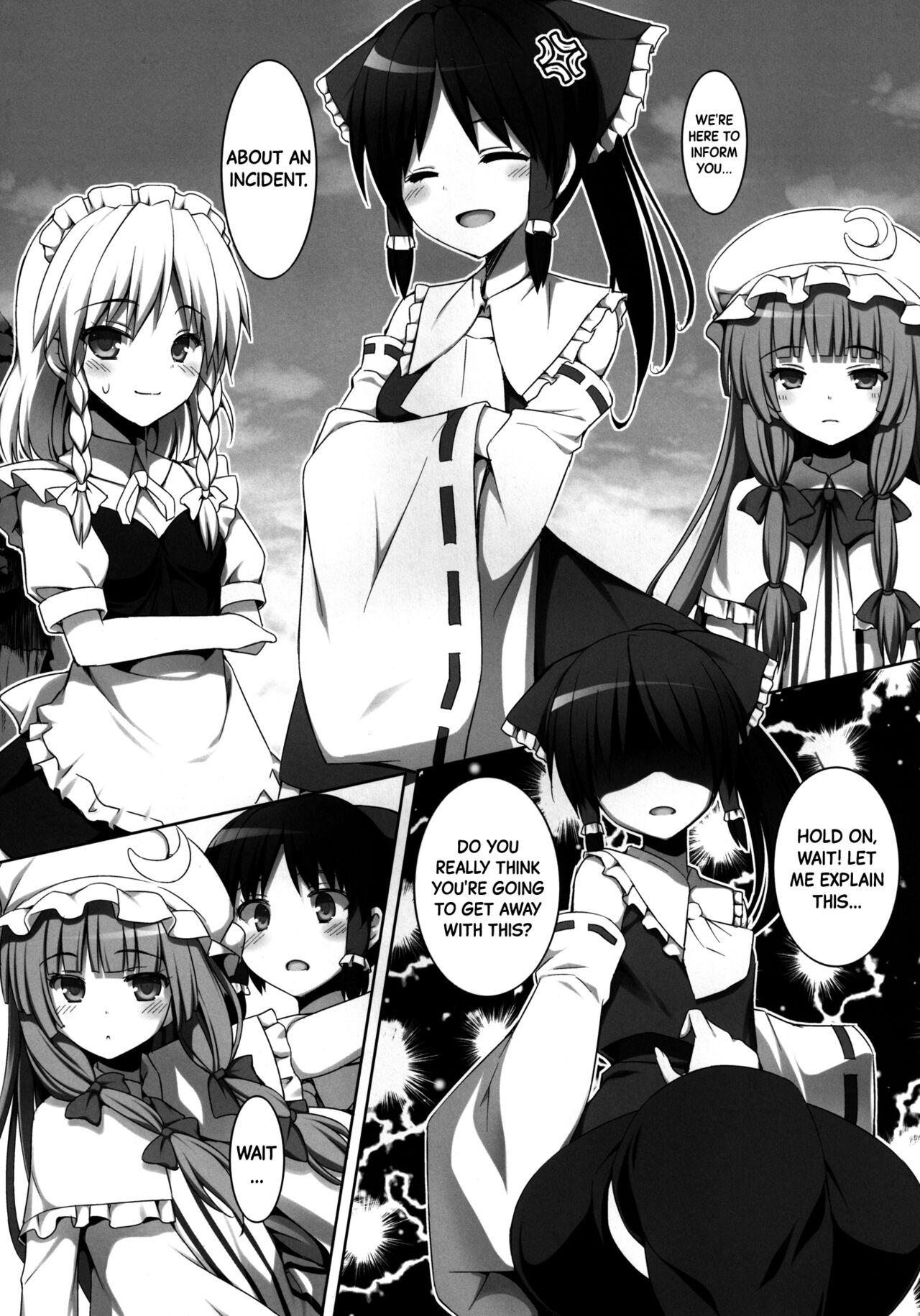 [PiT (Natsuki Shuri)] Ihen ga Michi o Yattekuru・Ketsu (Touhou Project) | An Incident Is Coming This Way・Part 2 [English] [Black Grimoires] [Digital] 7