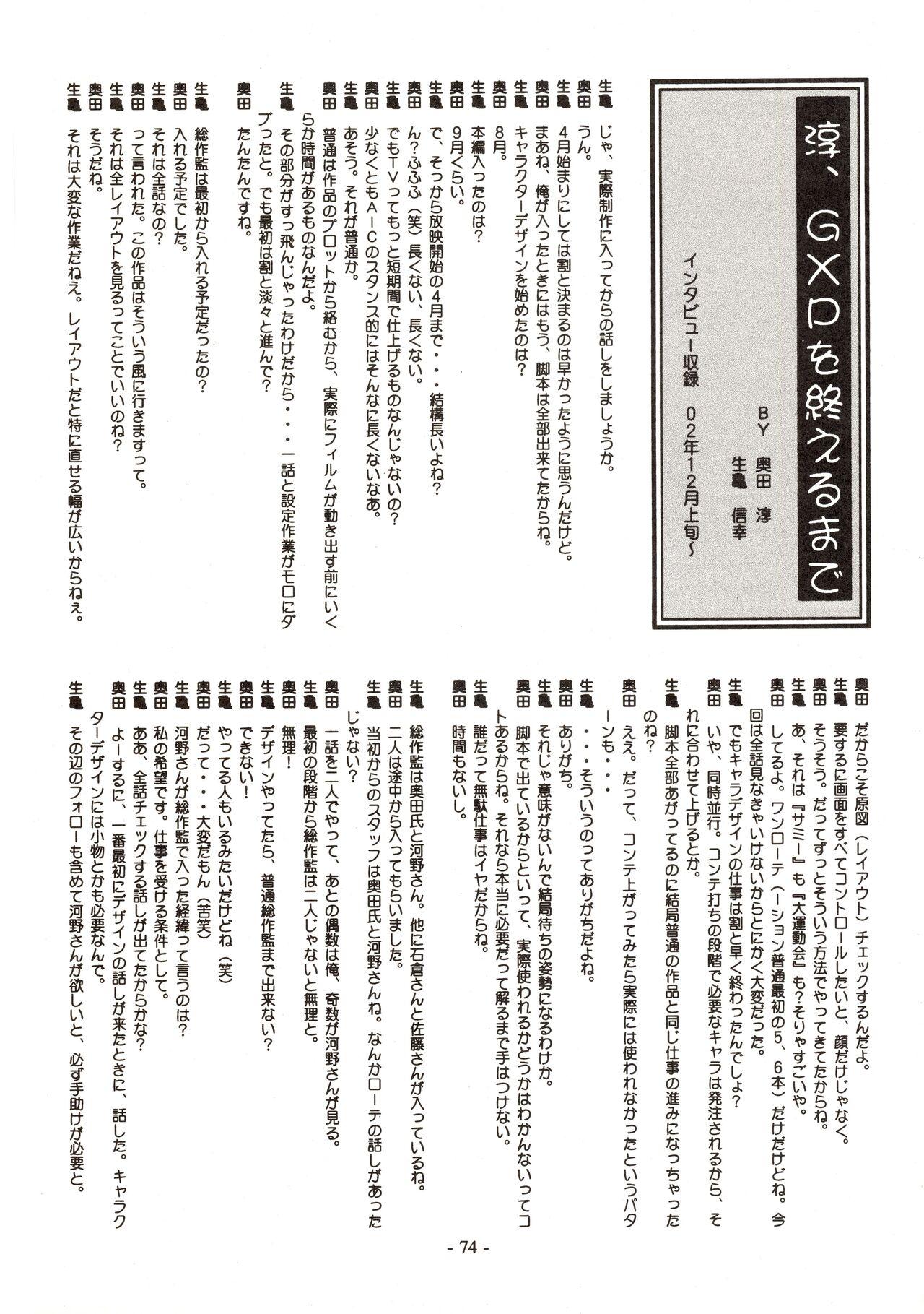 Jun's GXP Okuda Jun Sakuga Nokiroku 73
