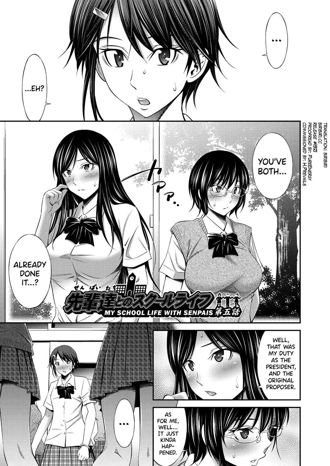 [Sabashi Renya] Senpai-tachi to no Gakuen Seikatsu Ch. 1-5 [English] [biribiri] [Digital] 114