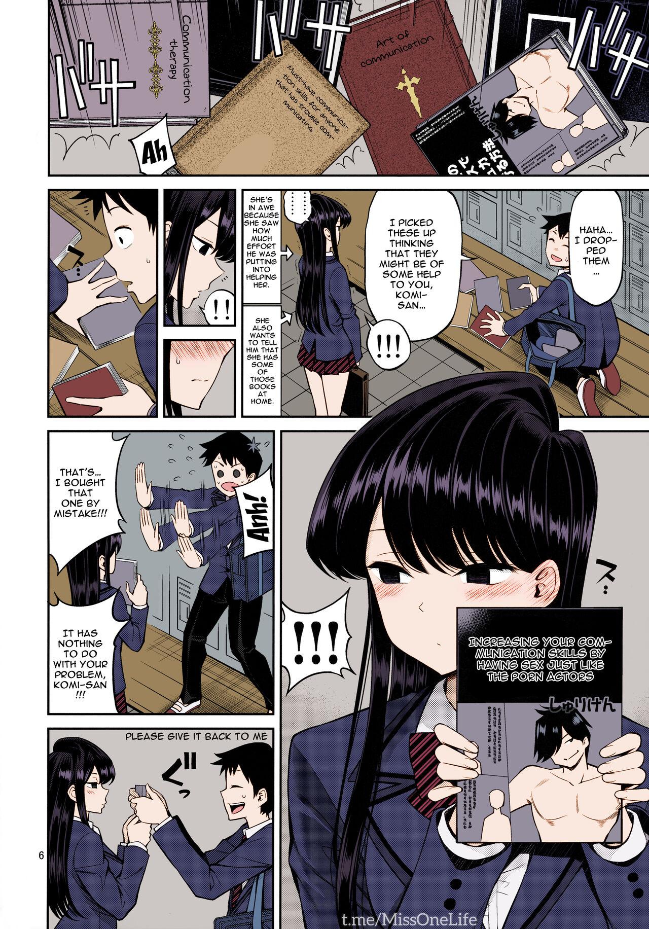 [Popochichi (Yahiro Pochi)] Komi-san wa, Binkan desu. | Komi-san Is Sensitive. (Komi-san wa, Komyushou desu.) [English] {Doujins.com} [Colorized] 3