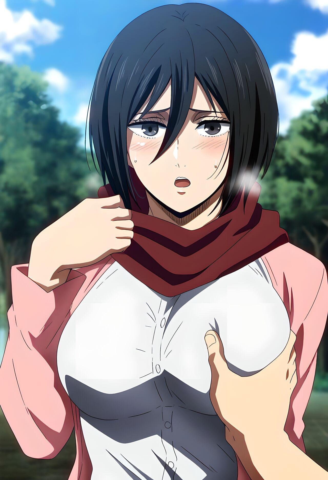 Flaquita Mikasa Ackerman NTR - Shingeki no kyojin | attack on titan Red Head - Picture 3