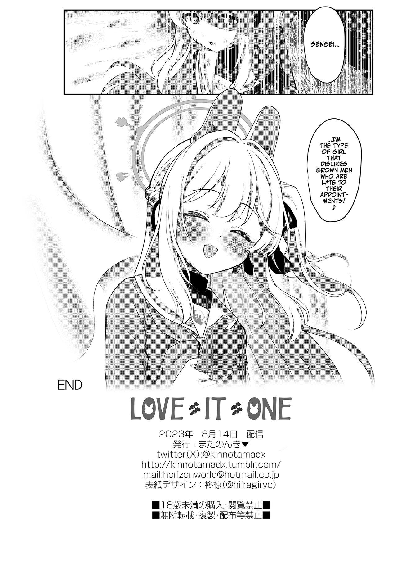 [Horizontal World (Matanonki)] LOVE IT (Only) ONE | LOVE IT 1! (Blue Archive) [English] [Team Rabu2] [Decensored] [Digital] 24