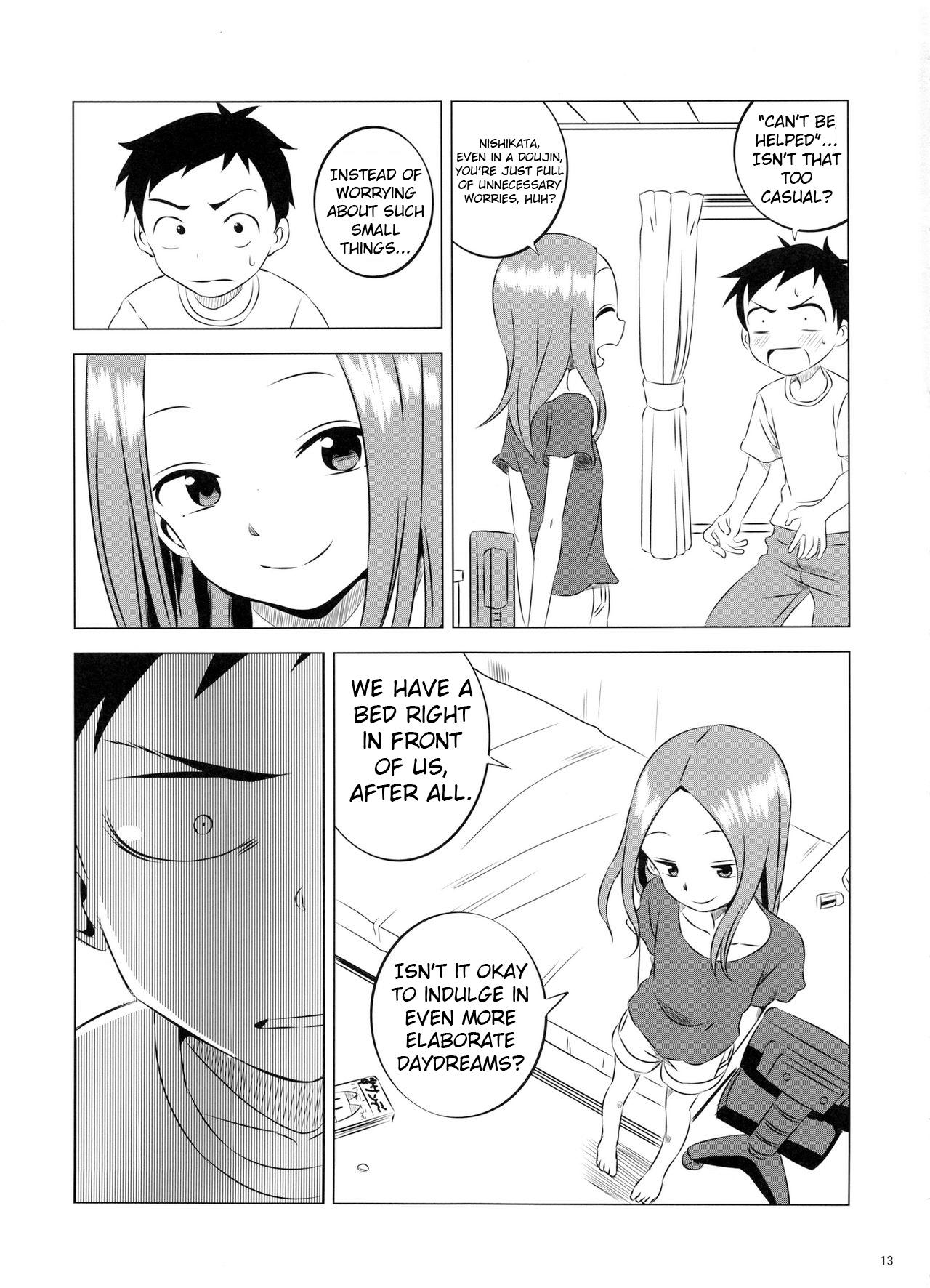 (COMIC1☆11) [Kakohimenoutuwa (Yuumazume)] Kyou mo Nishikata-kun wa Takagi-san ni Misukasareteru 3 (Karakai Jouzu no Takagi-san) [English] [Leopold II Scans] 12