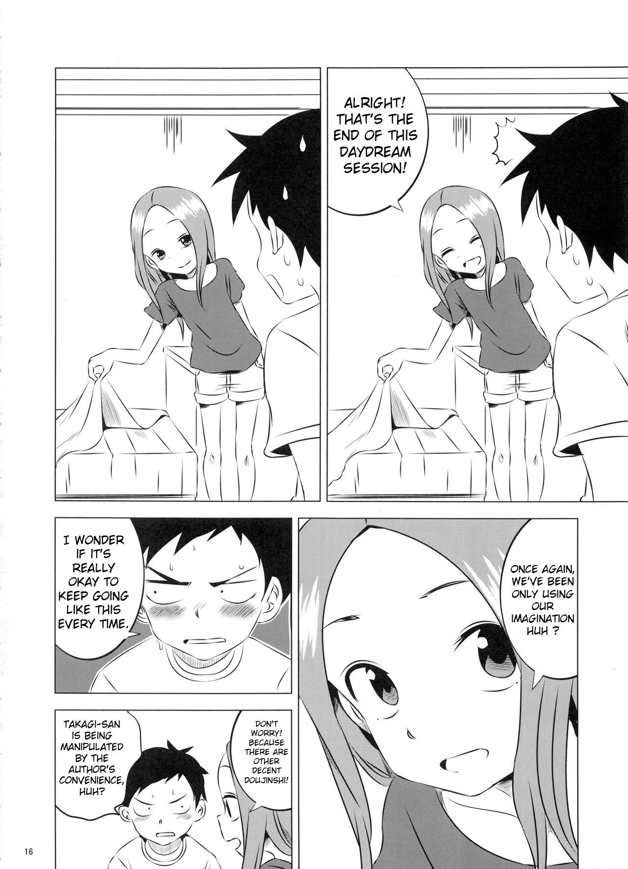 (COMIC1☆11) [Kakohimenoutuwa (Yuumazume)] Kyou mo Nishikata-kun wa Takagi-san ni Misukasareteru 3 (Karakai Jouzu no Takagi-san) [English] [Leopold II Scans] 15