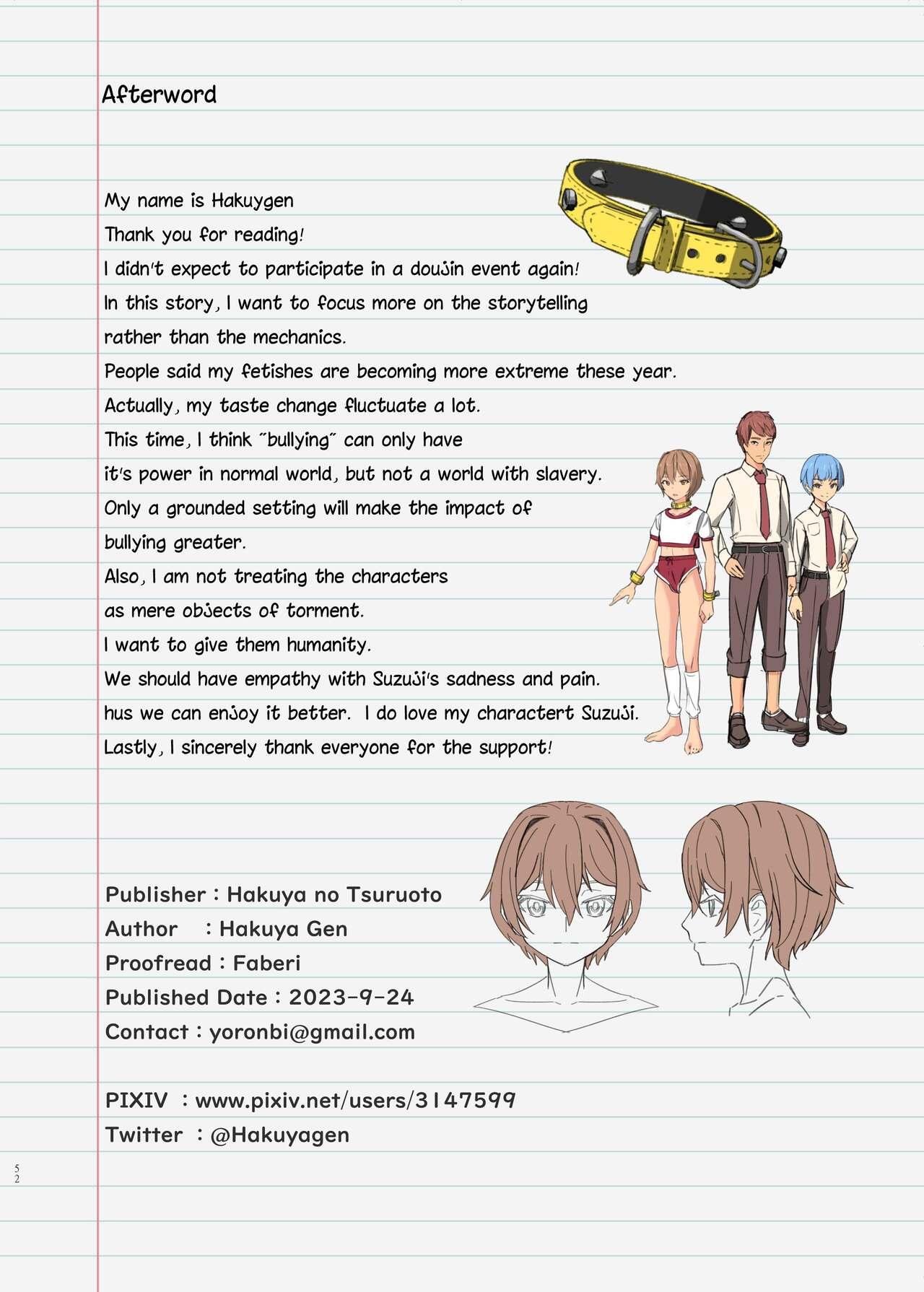 Shared Class Toy: The Daily Physical Punishments of Suzuji 51