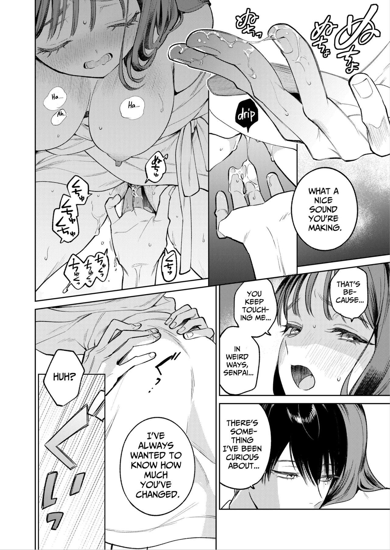 [THE Waidan (Uruh Akua)] Senpai, Sonna no Shiranai desu ~Bansou shite ita Kare no Yubi wa Ima, Watashi no Naka o Midashiteru~ | Senpai, I Don't Know About That - His Fingers That Were Accompaniment are now Disturbing my Vagina [English] 30