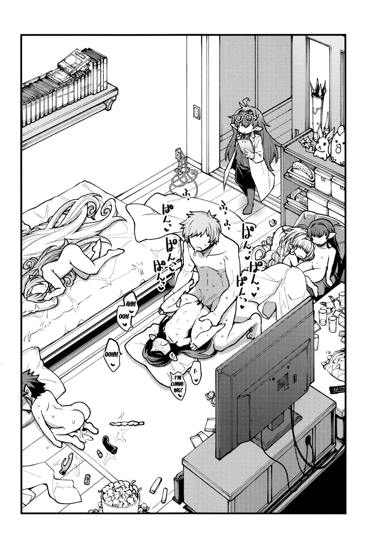 GenParo Harvin Harem Apartment Nichijou Hen | Harvin Harem Apartment Parody Set In Modern Times - Everyday Life Edition 3