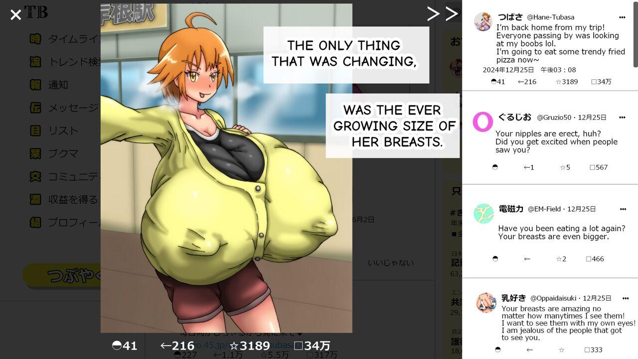 Tsubasa no Chounyuu Channel Haishin-chuu! | Like and Subscribe to Subasa's Breast Growth 72