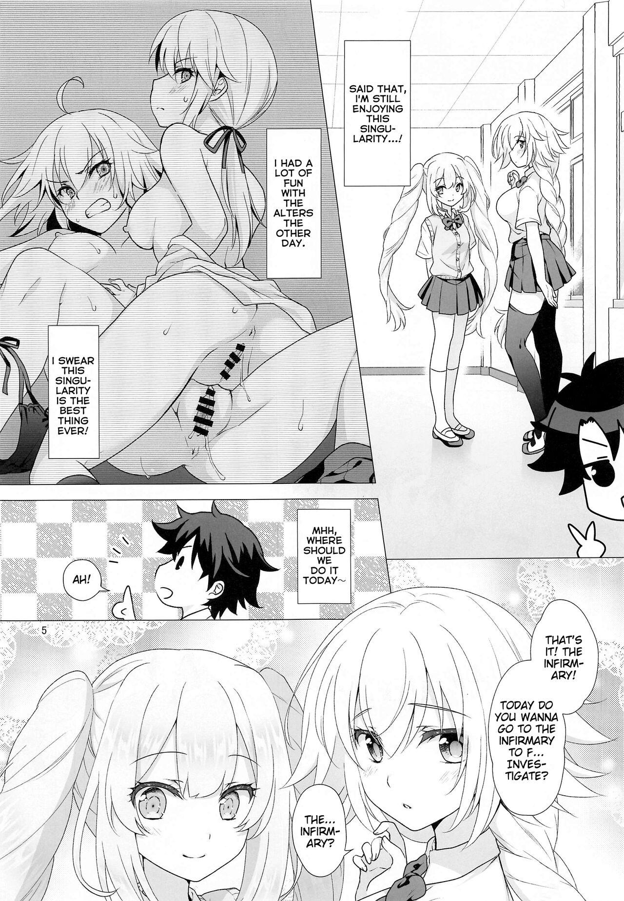 CHALDEA GIRLS COLLECTION Jeanne & Marie Motto Seifuku H Shimakuru Hon 3