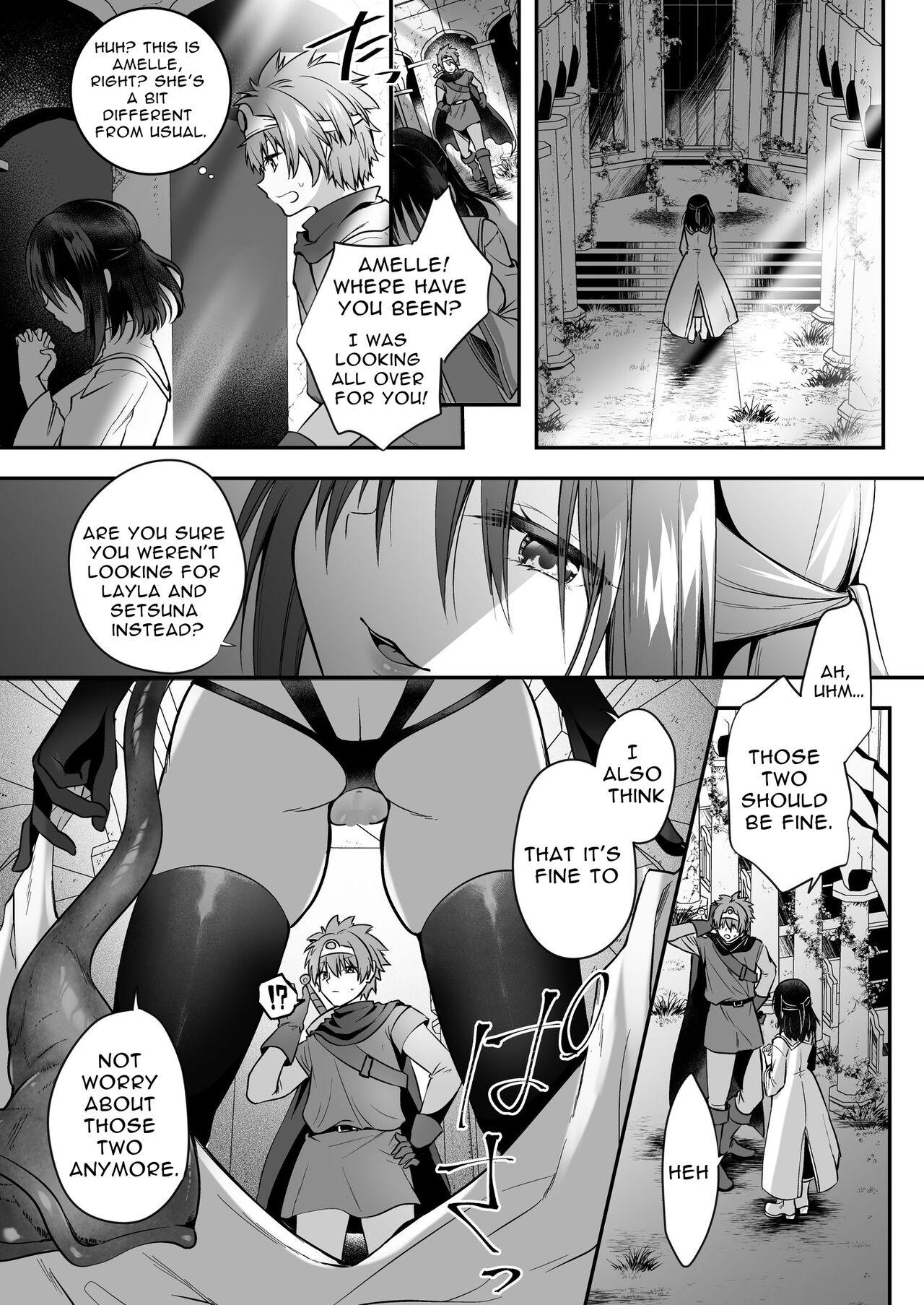 [Seika Kairaku Shoten (Eltoria, Rurimaru)] Yami Ochi Sister no Marunomi Kairaku Osen ~NTR Shi ni kuru Yatsu Zenin Marunomi Sureba Watashi no Kachida yo ne~ | Vore Pleasure Contamination of a Darkly Corrupted Cleric [English] 18