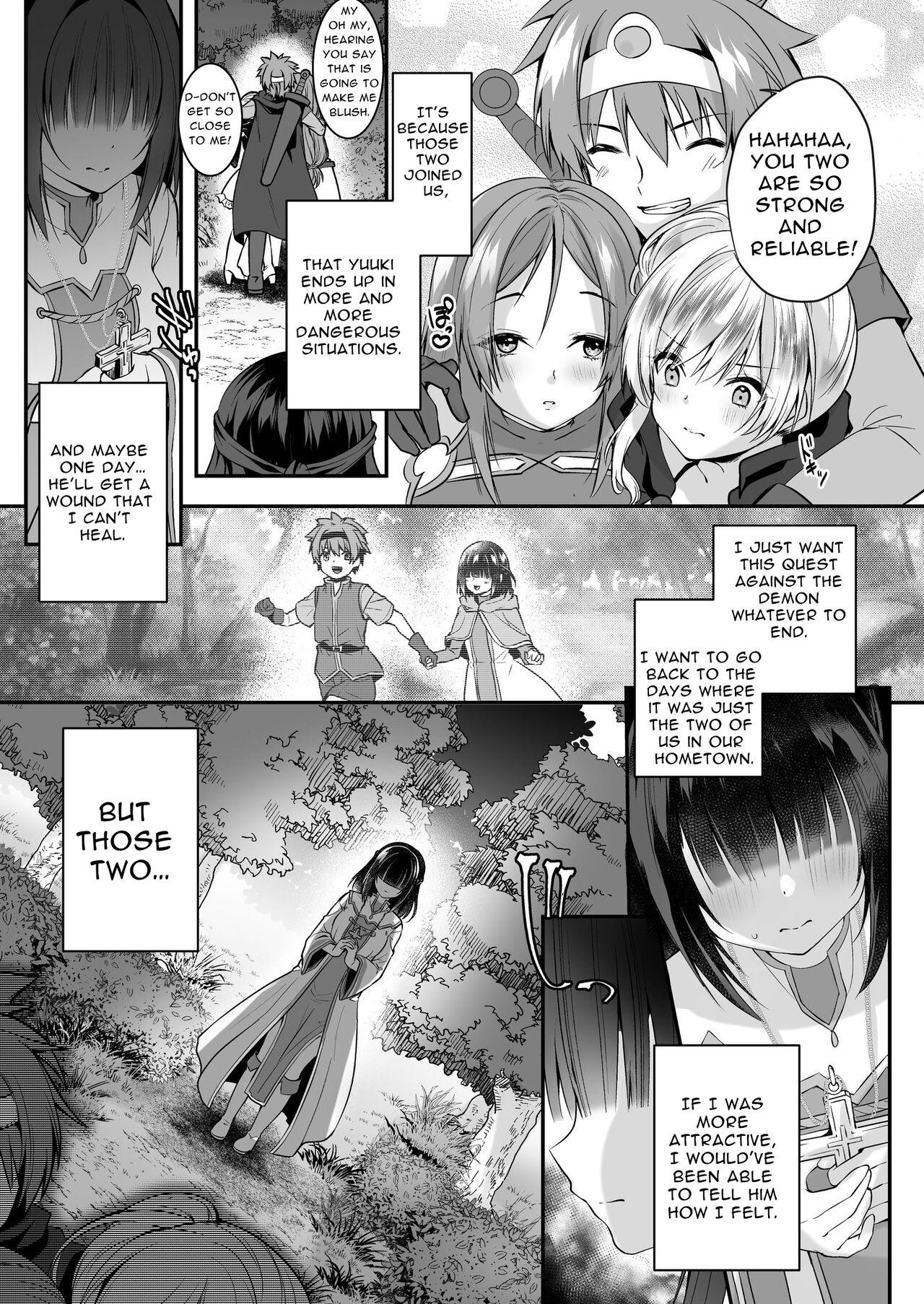 [Seika Kairaku Shoten (Eltoria, Rurimaru)] Yami Ochi Sister no Marunomi Kairaku Osen ~NTR Shi ni kuru Yatsu Zenin Marunomi Sureba Watashi no Kachida yo ne~ | Vore Pleasure Contamination of a Darkly Corrupted Cleric [English] 5