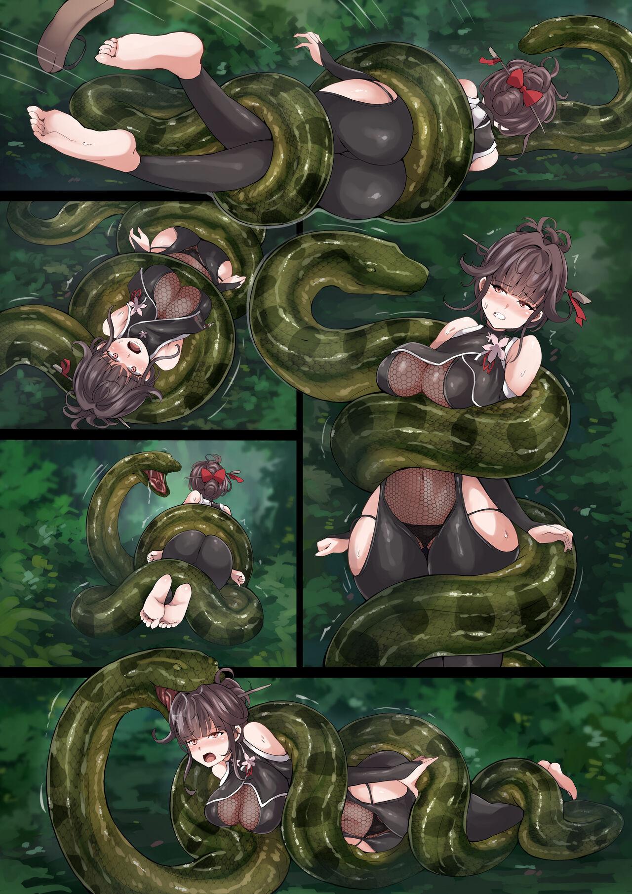 NIKKE Sakura snake peril 1