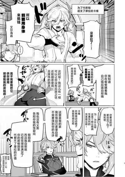 Doukyonin ni Yachin no Kawari ni Chinpo o Teikyou Shite Morattara Hamacchatta Hanashi 2