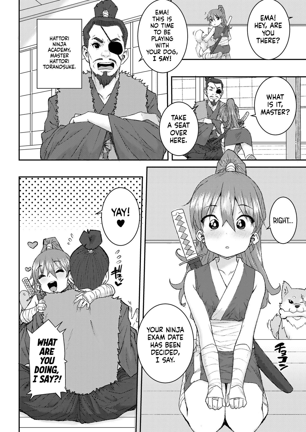 [Ponsuke] Mesugaki Ninja Ema-Chan | The Bratty Ninja Ema-Chan (COMIC LO 2024-06) [English] [flash11] [Digital] 1