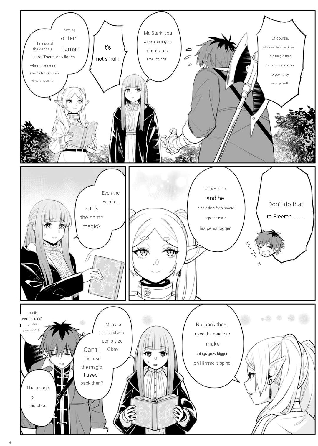[COMEX (珍緑)] ち〇ち〇が大きくなる魔法 (葬送のフリーレン) [英訳] - Hentaiaz.com - 3