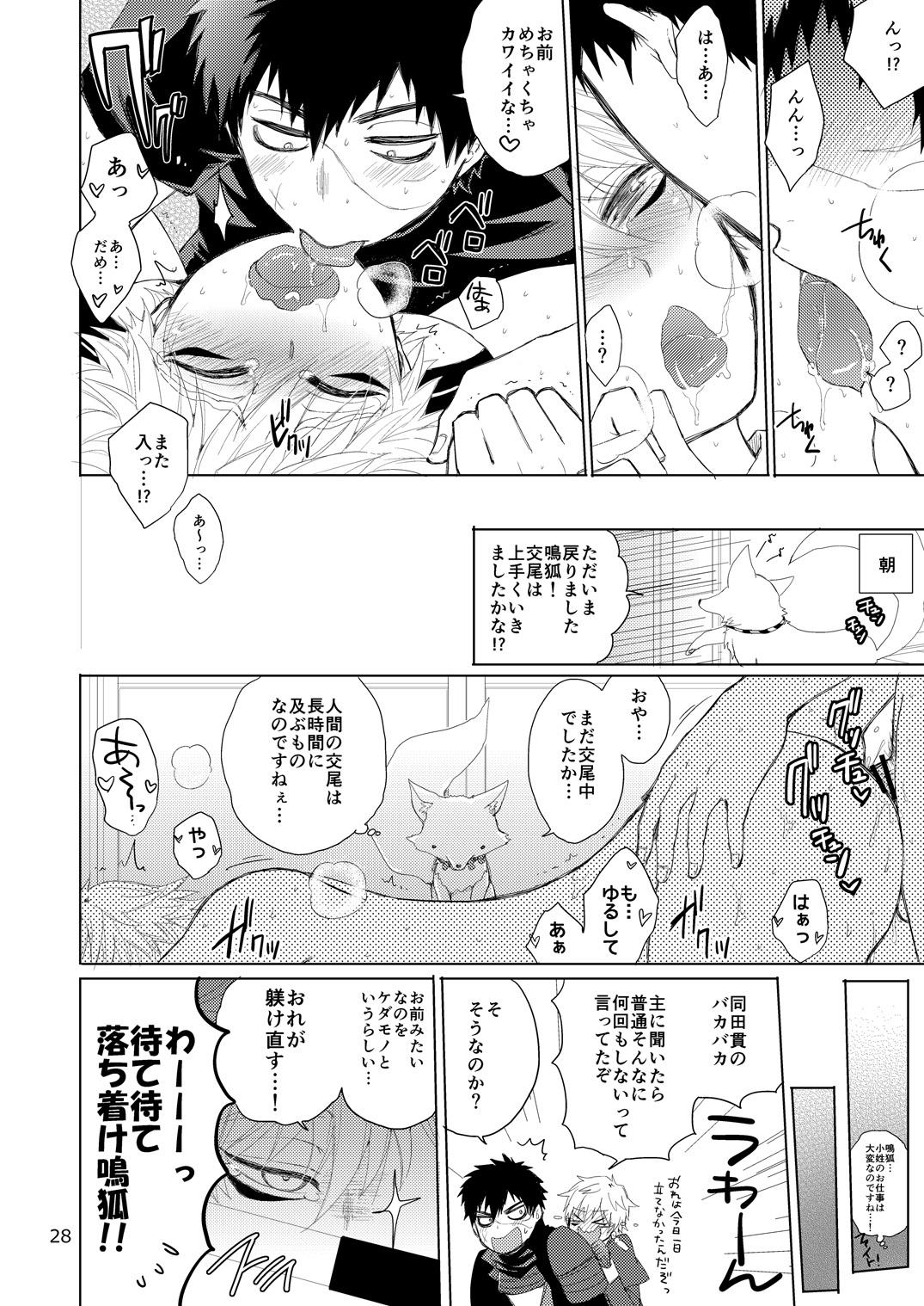 タヌキとキツネのHなお勉強 - Page 28