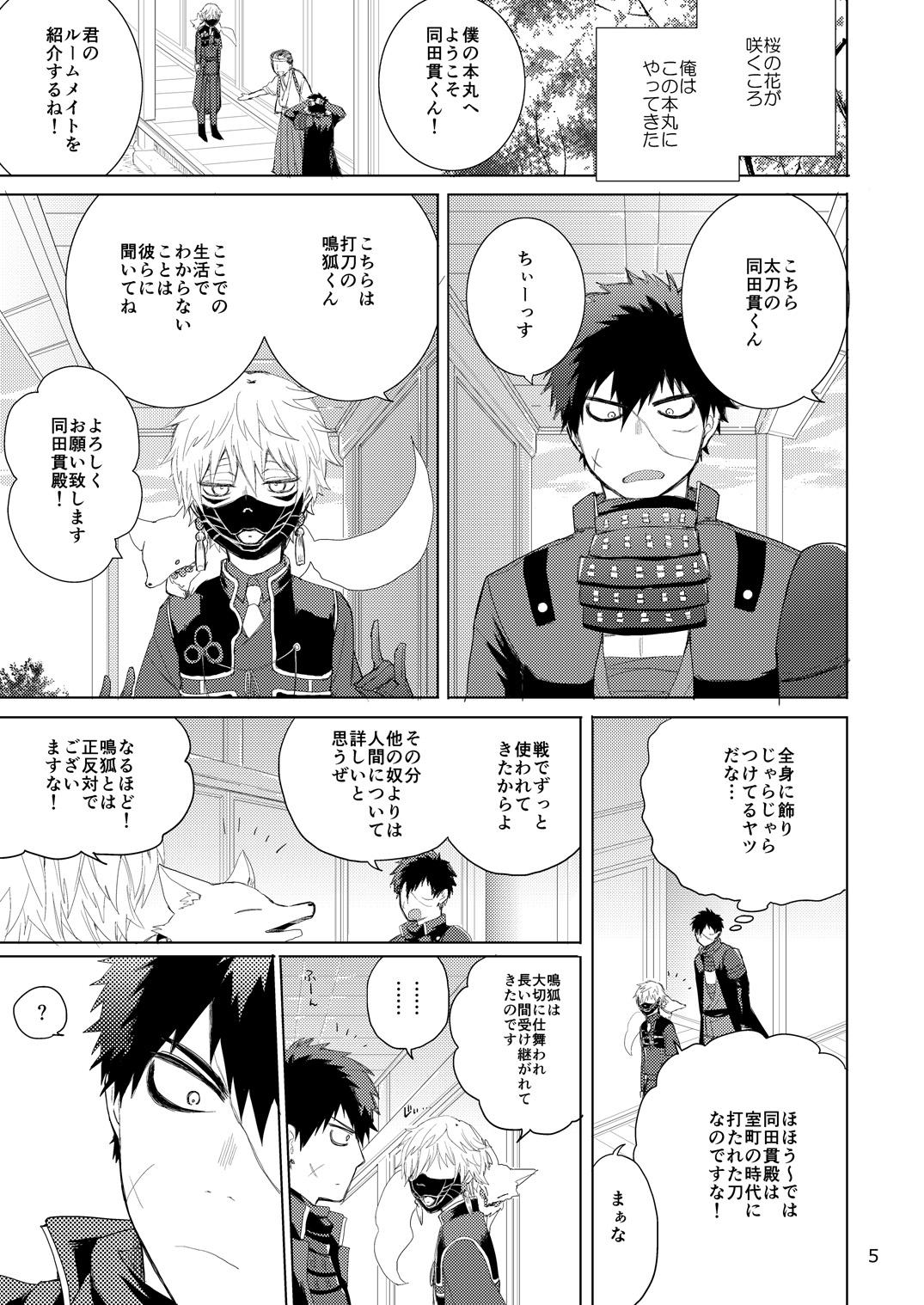 タヌキとキツネのHなお勉強 - Page 5