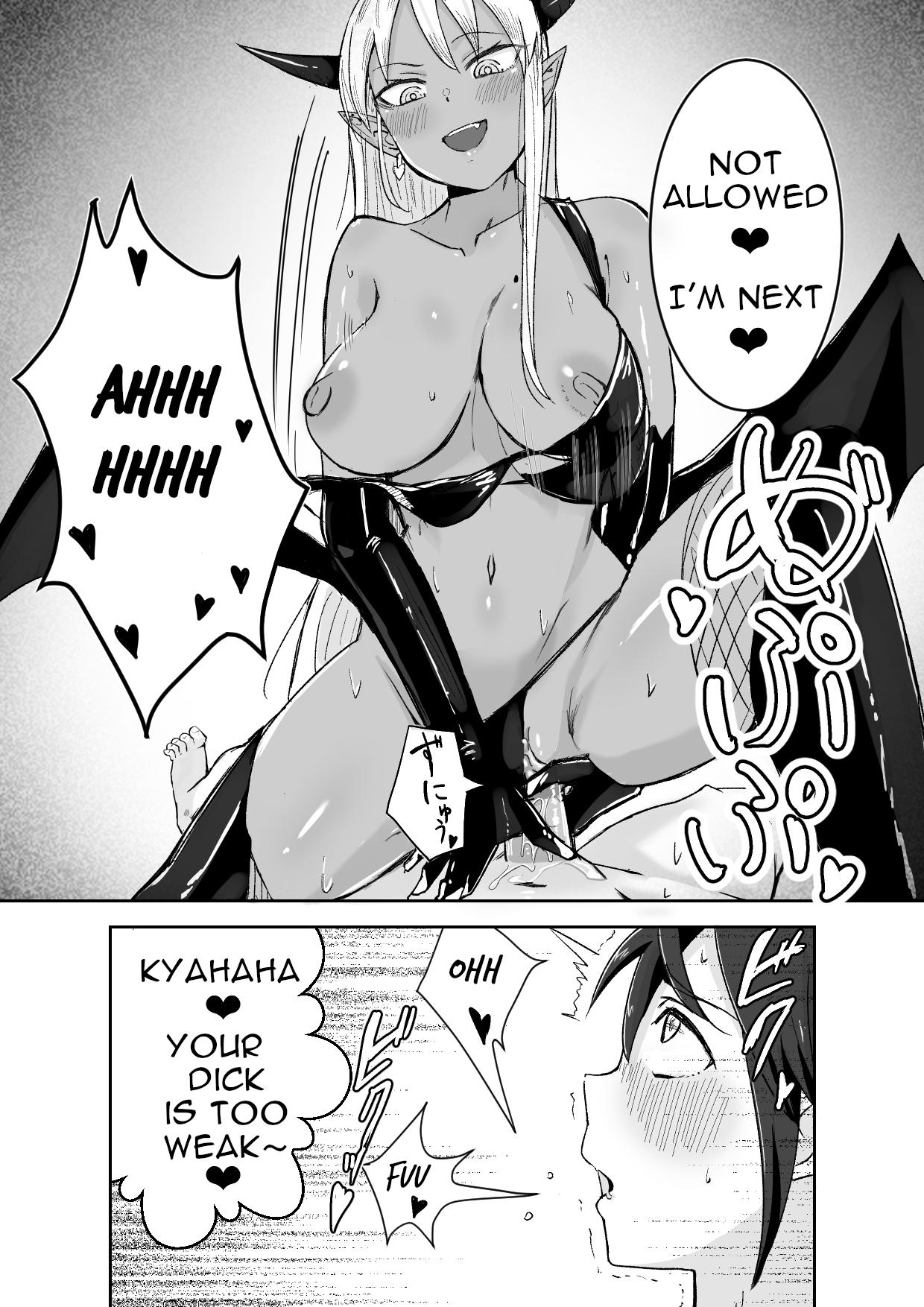 Succubus ni Haiboku Shite Chitchana Teisobi o Tsukerarechau Ohanashi | Story about Losing to a Succubus and Made to Wear Small Chastity Belt 9