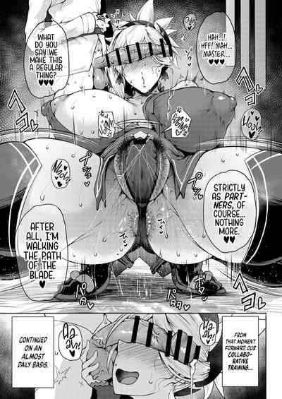 Dosukebe Kengou Koiguchi Chaki Chaki + Omake Paper | This Perverted Swordswoman Won’t Stop Fiddling With Her Handguard + Omake Paper 6