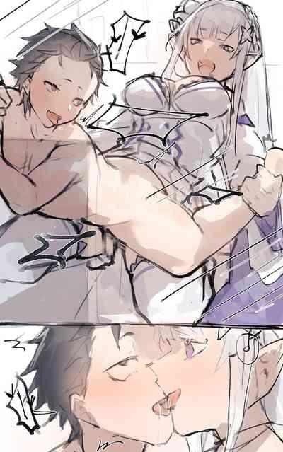 Emilia x Subaru, Rem x Subaru 6