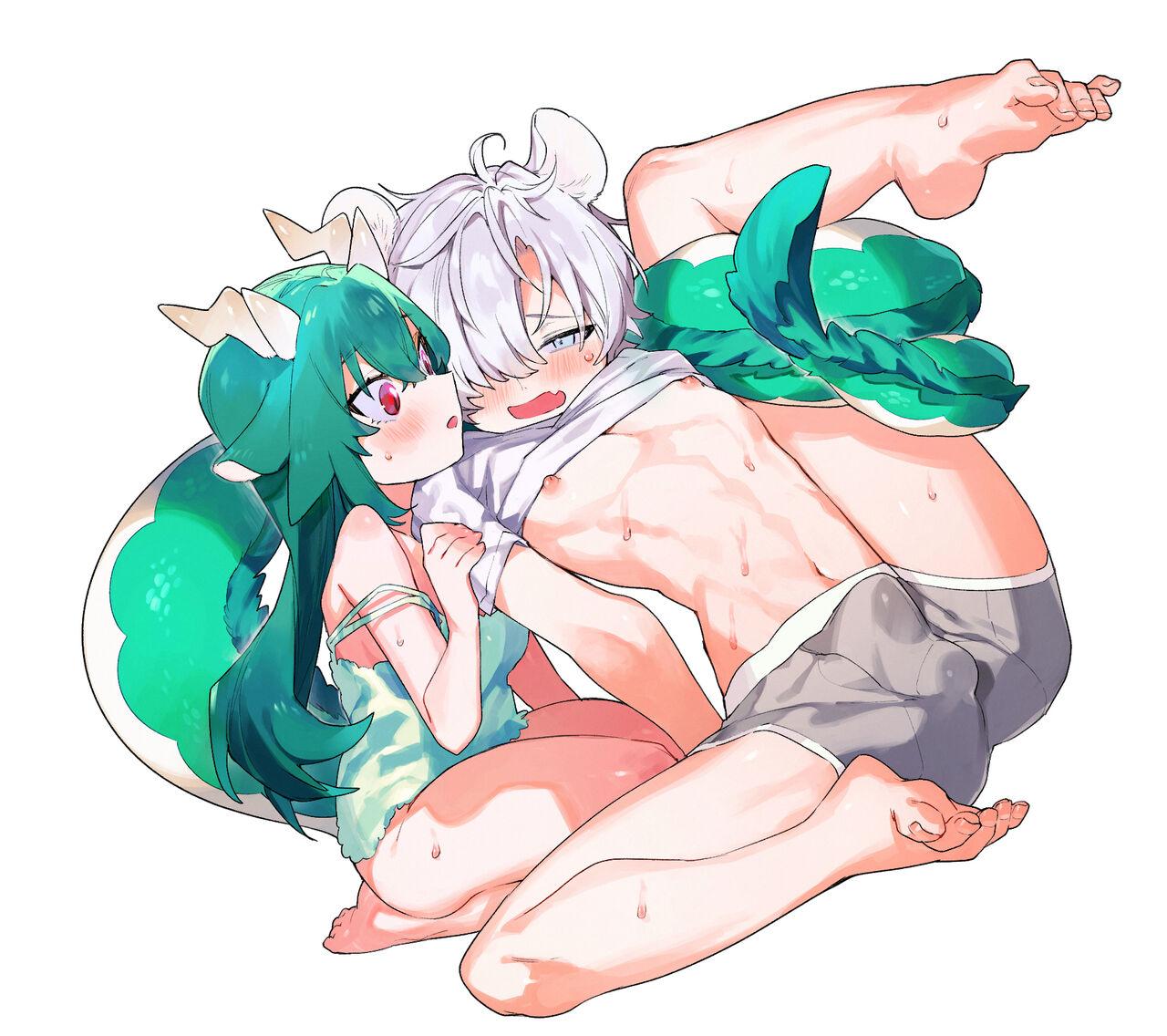 ♂ ga uke. Ryokuryūkun｜♂吃掉小公鼠。小绿龙x家鼠同学 - Page 90