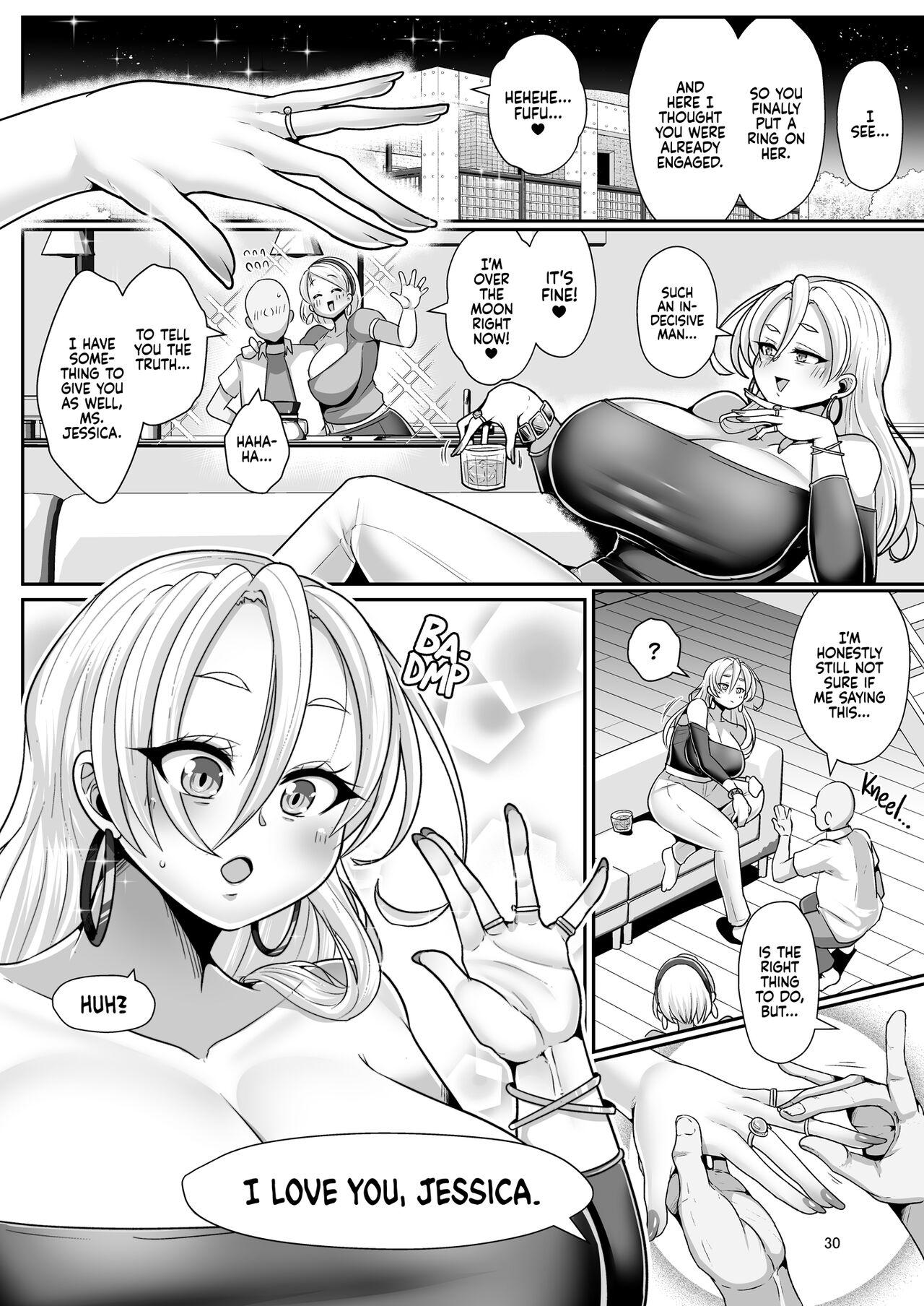 H Daisuki Kinpatsu Hakujin Bakunyuu Ryuugakusei ga Tonari no Heya ni Hikkoshite Kita!! 3 ~ | A Nymphomaniac Blonde Exchange Student with Gigantic Tits Moved in Next Door!! 3 31