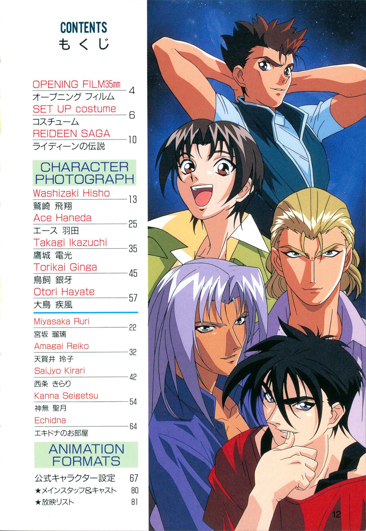 This is Animation Pocket- Chouja Reideen Character Book - Page 14