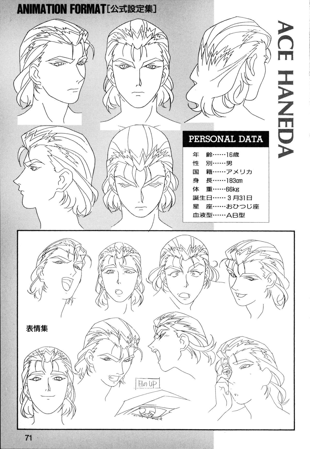 This is Animation Pocket- Chouja Reideen Character Book - Page 73
