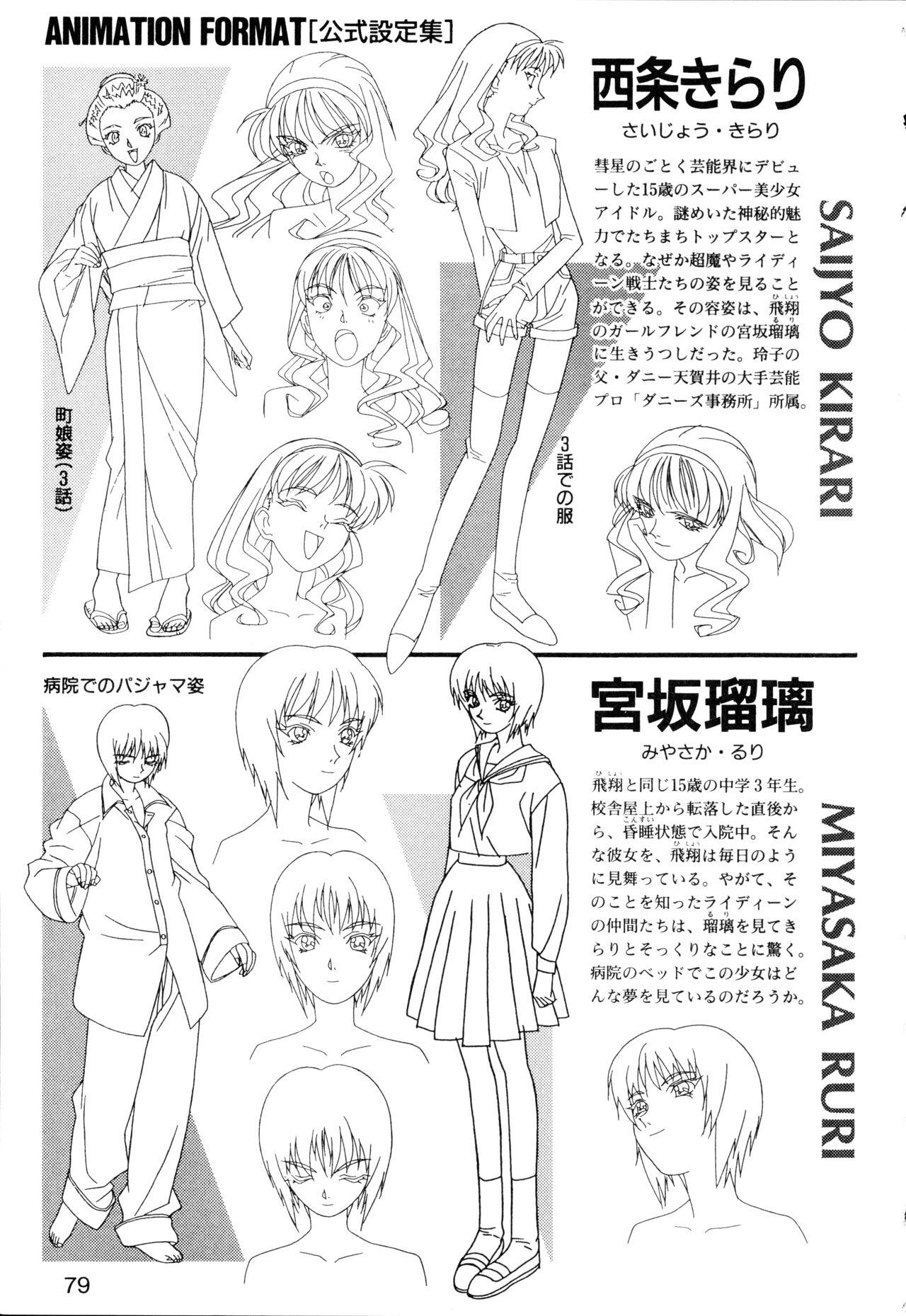 This is Animation Pocket- Chouja Reideen Character Book - Page 81