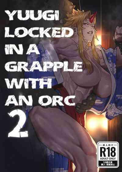 Yuugi Locked In A Grapple With An Orc 2+ cg draft 1