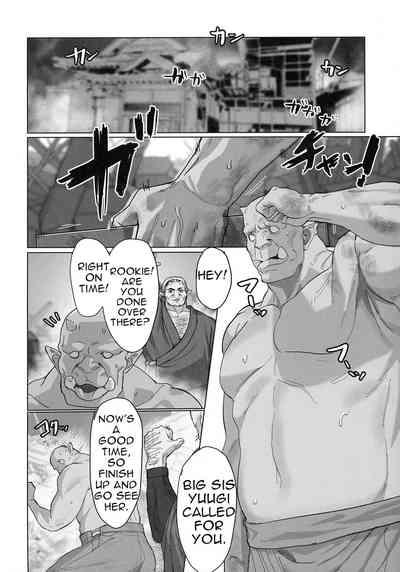 Yuugi Locked In A Grapple With An Orc 2+ cg draft 2