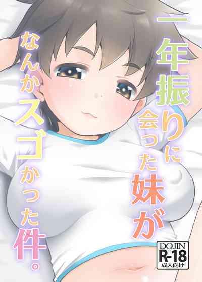 Ichinen-buri ni Atta Imouto ga Nanka Sugokatta Ken. 1