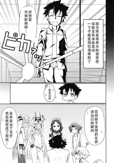 Lolikko Servant-tachi to Ecchi na Kakko de Ecchicchi | 和萝莉化的英灵们在色色的着装下做色色的事 4