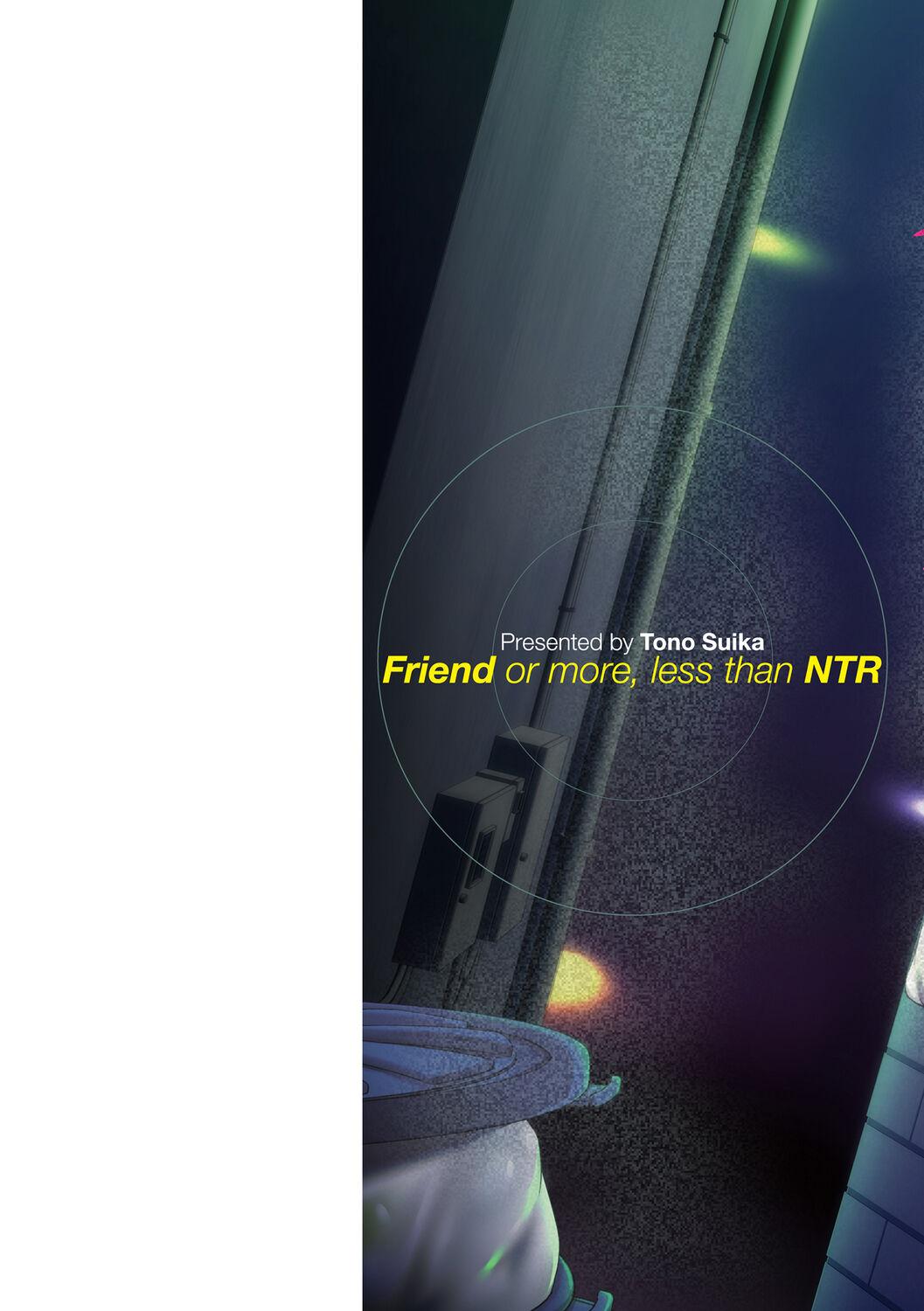 Tomodachi Ijou Netorare Miman - Friend or more, less than NTR 1