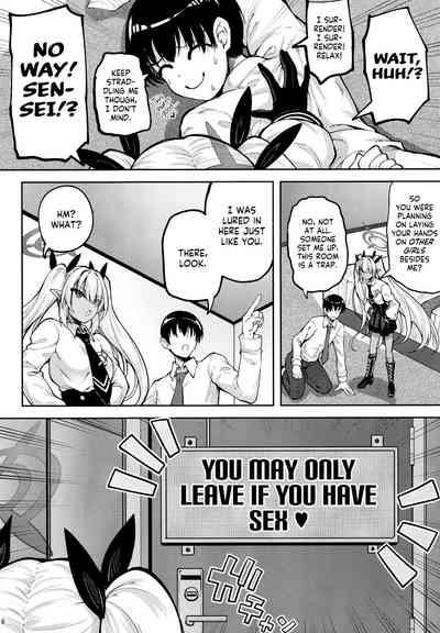 [Mugen@WORKS (Akiduki Akina) Iori to ×× Shinai to Derenai Heya | The Room You Can Only Leave If You Fuck Iori! (Blue Archive) [English] [Shiromaru] [Digital] 4