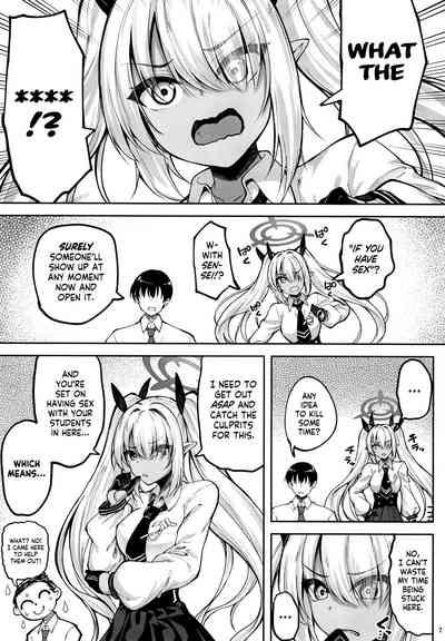 [Mugen@WORKS (Akiduki Akina) Iori to ×× Shinai to Derenai Heya | The Room You Can Only Leave If You Fuck Iori! (Blue Archive) [English] [Shiromaru] [Digital] 5