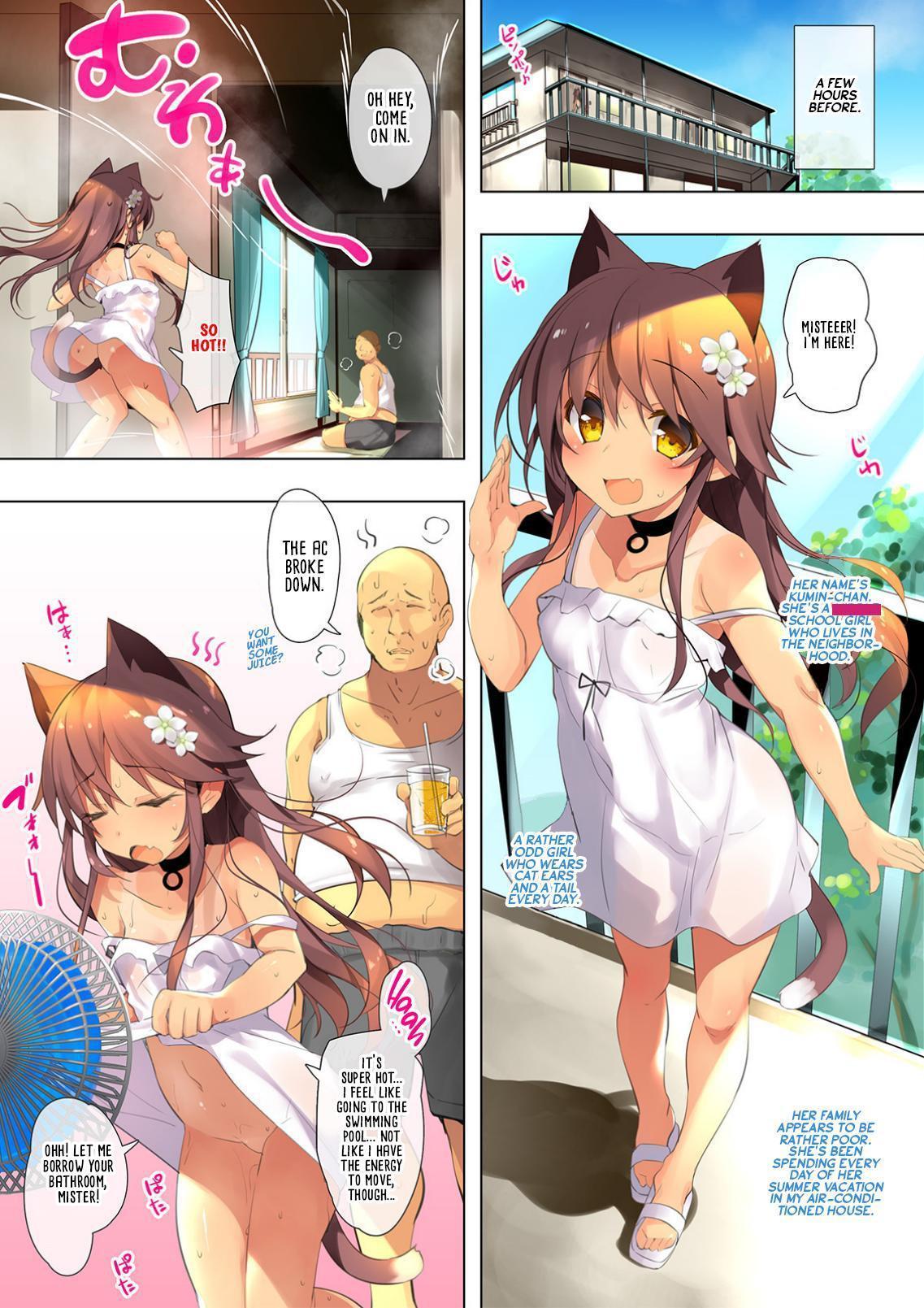 Neko Neko Note 5 AirCon ga Kowareta Heya de Asedaku Sex Suru Hon + Omake 6