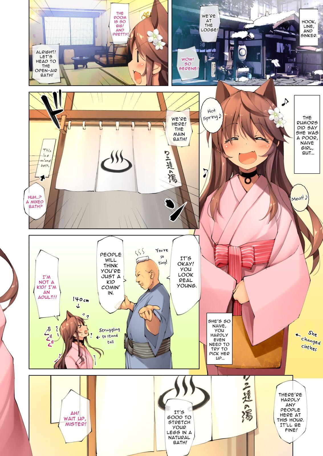Neko Neko Note 7 Choroi Shoujo Onsen Sasotte Yukemuri Sex Suru Hon + Omake - Page 6