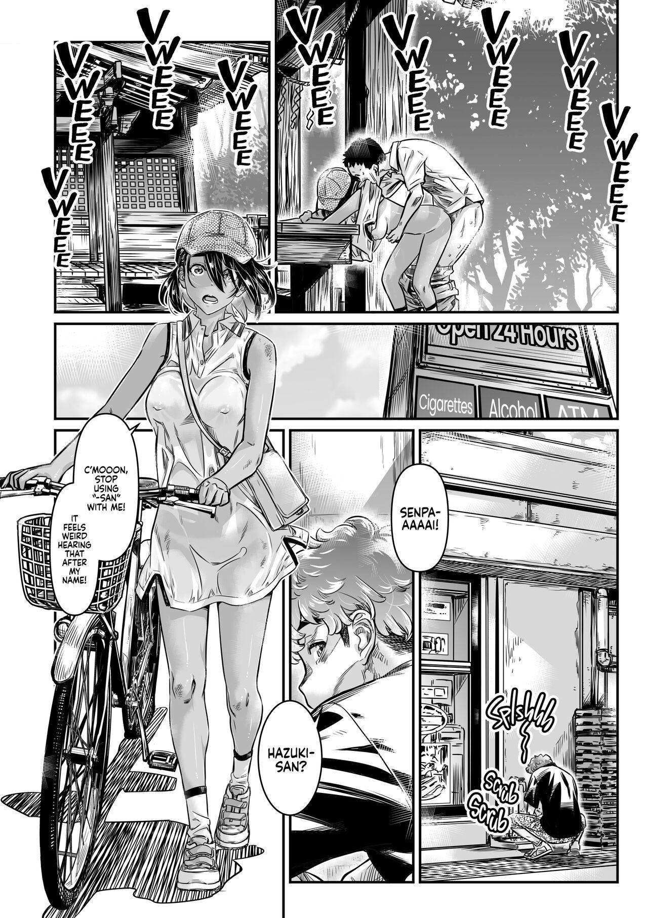 The Tanlined Town Bike Has Set Her Perverted Exhibitionist Sights on Her Virgin Senpai 4