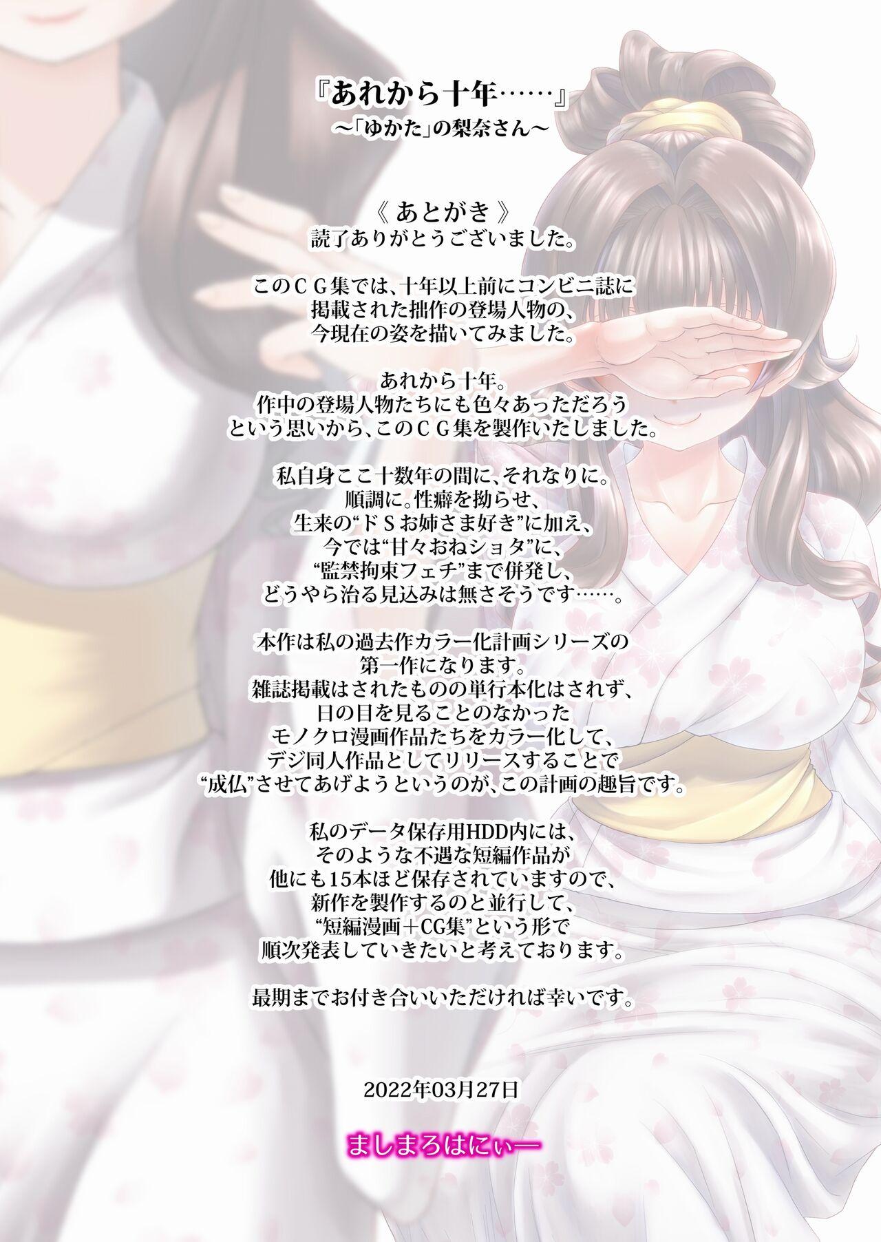 [Masimarohoney] “Are kara 10-nen…” ~`yukata' no Rina-san ~ 125