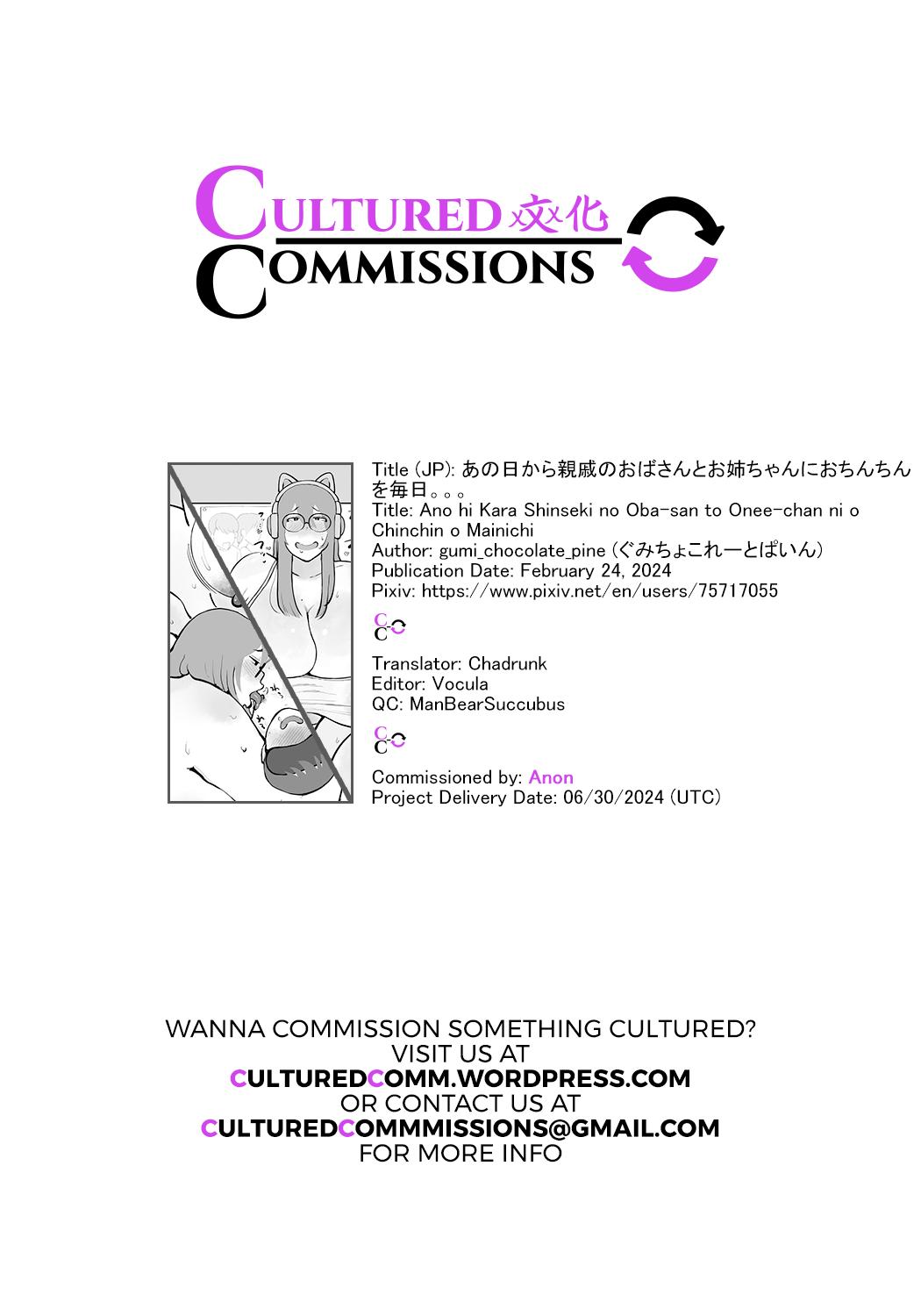 Ano hi Kara Shinseki no Obachan ni o Chinchin o Mainichi - Page 37