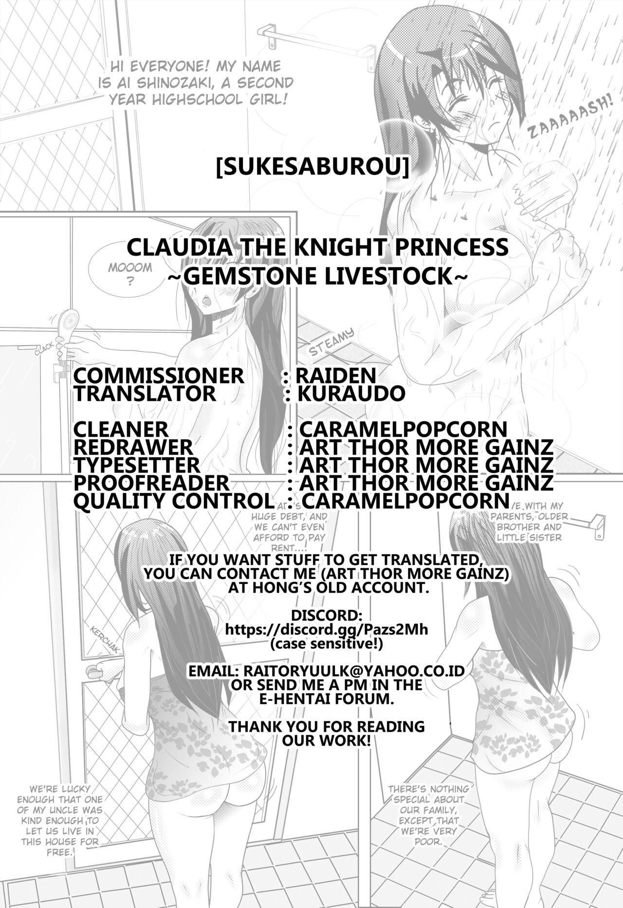 [Sukesaburou] Himekishi Claudia ~Houseki Kachiku~ | Claudia the Knight Princess ~Gemstone Livestock~ (2D Comic Magazine Kikaikan Ningen Bokujou Vol. 2) [English] [Kuraudo] [Digital] 25