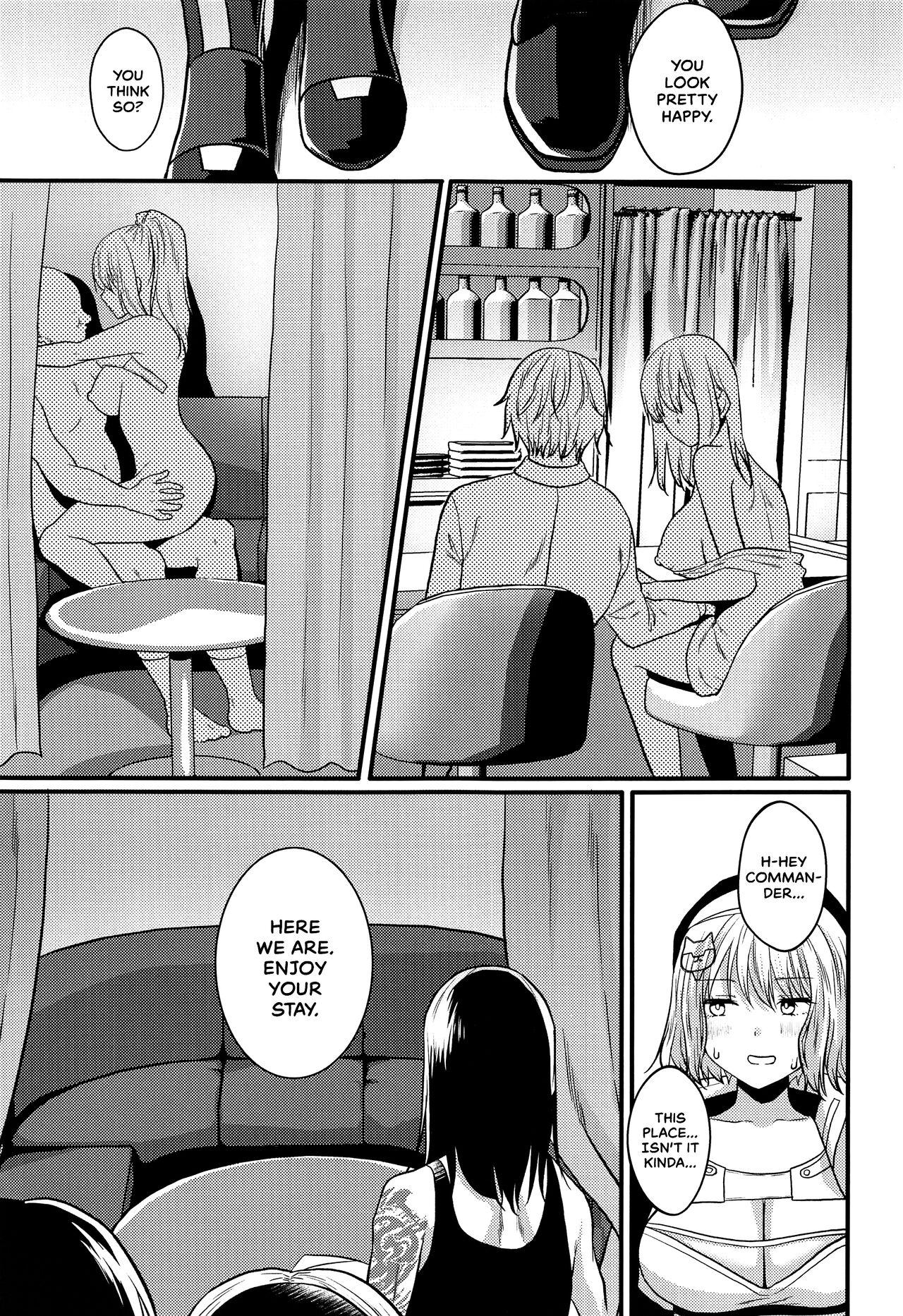 Toaru Shikikan to Nikke ga Couple Kissa e Itta Ohanashi | A story following a certain Commander and Nikke visiting a couples bar - Page 4