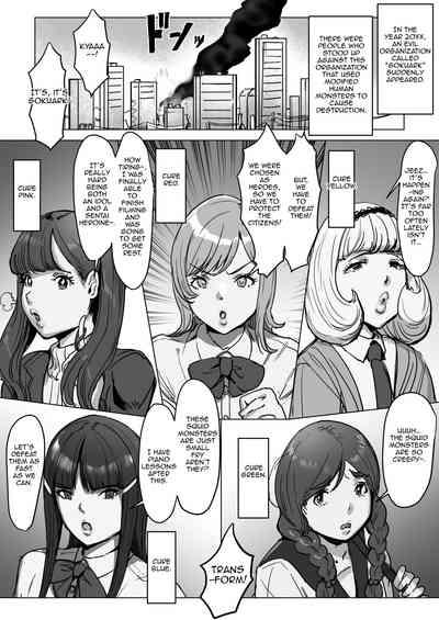 Meshi Shinja - Sentai Red's Dick Battle with a Futanari Monster Tale 1
