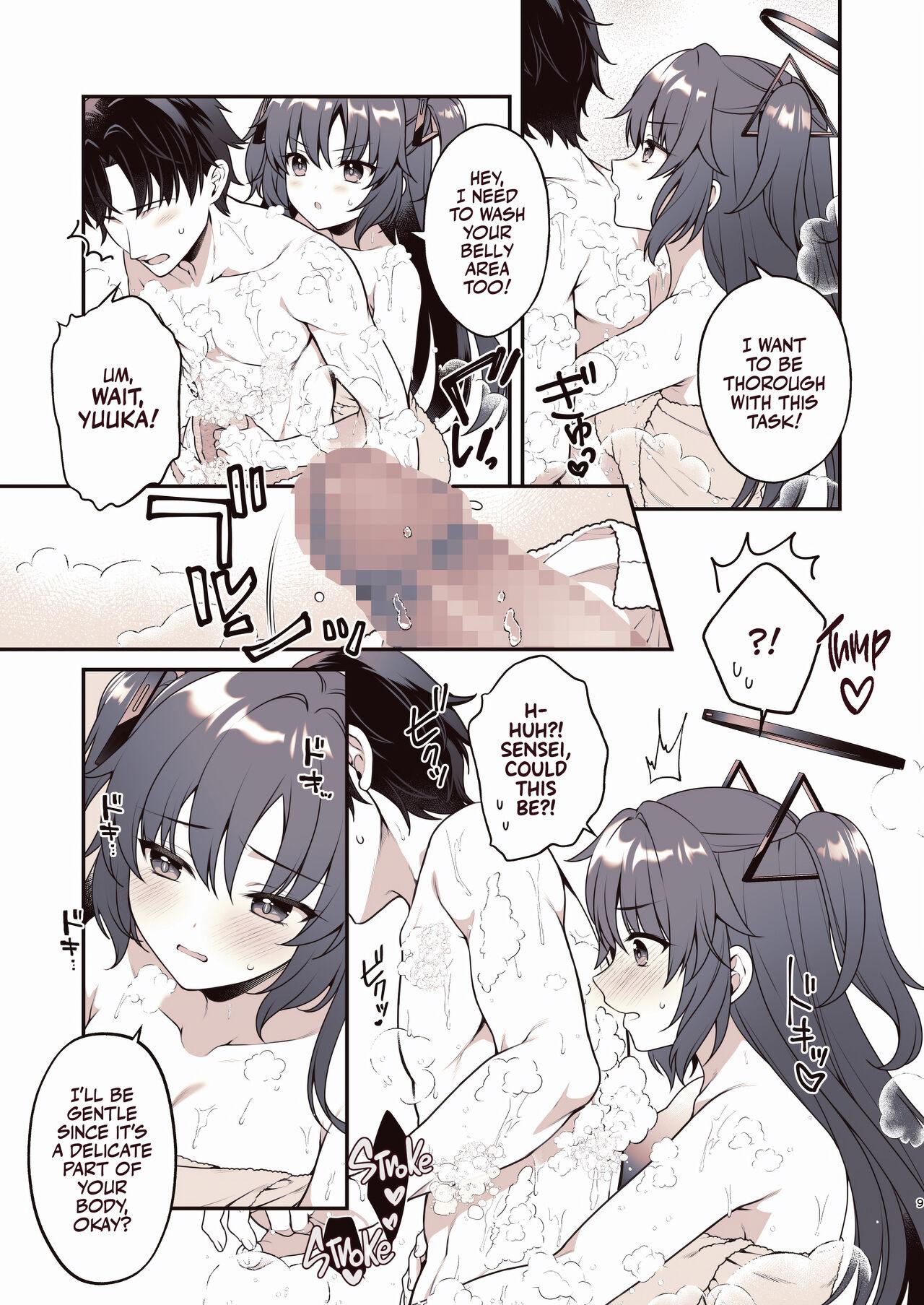 Shower de Yuuka to | Shower Time With Yuuka! 7