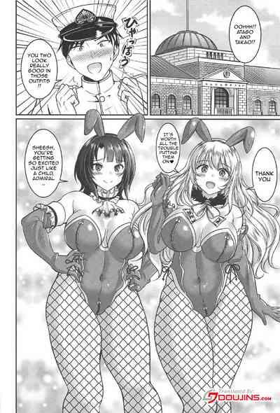 Atago to Takao wa Dosukebe Usagi 2