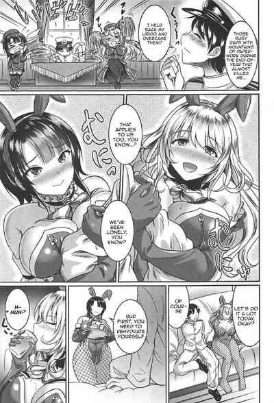 Atago to Takao wa Dosukebe Usagi 3