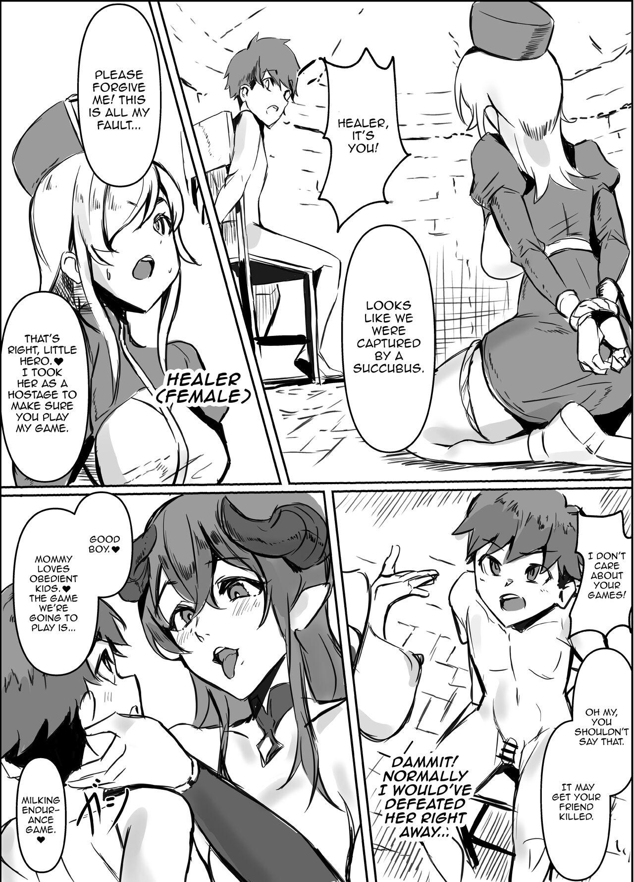 Succubus Mama no Sakusei Gaman Game de Uragiri Maso Ochi Shasei Shichau Ohanashi 2