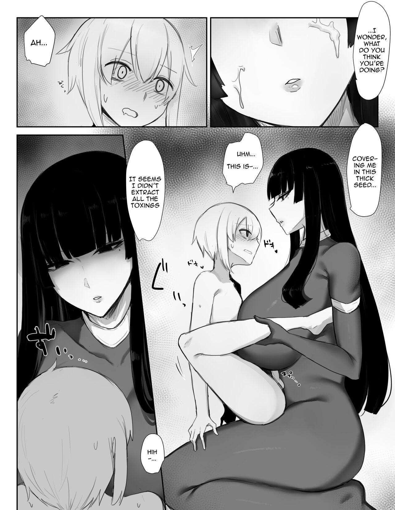 [Tesla pod (Elimiko)] Majutsushi Onee-san ga Maryoku Hokyuu Suru Tame ni Boukensha-kun kara Sakusei Suru Hanashi [English] [Doujins.com] [Digital] 17