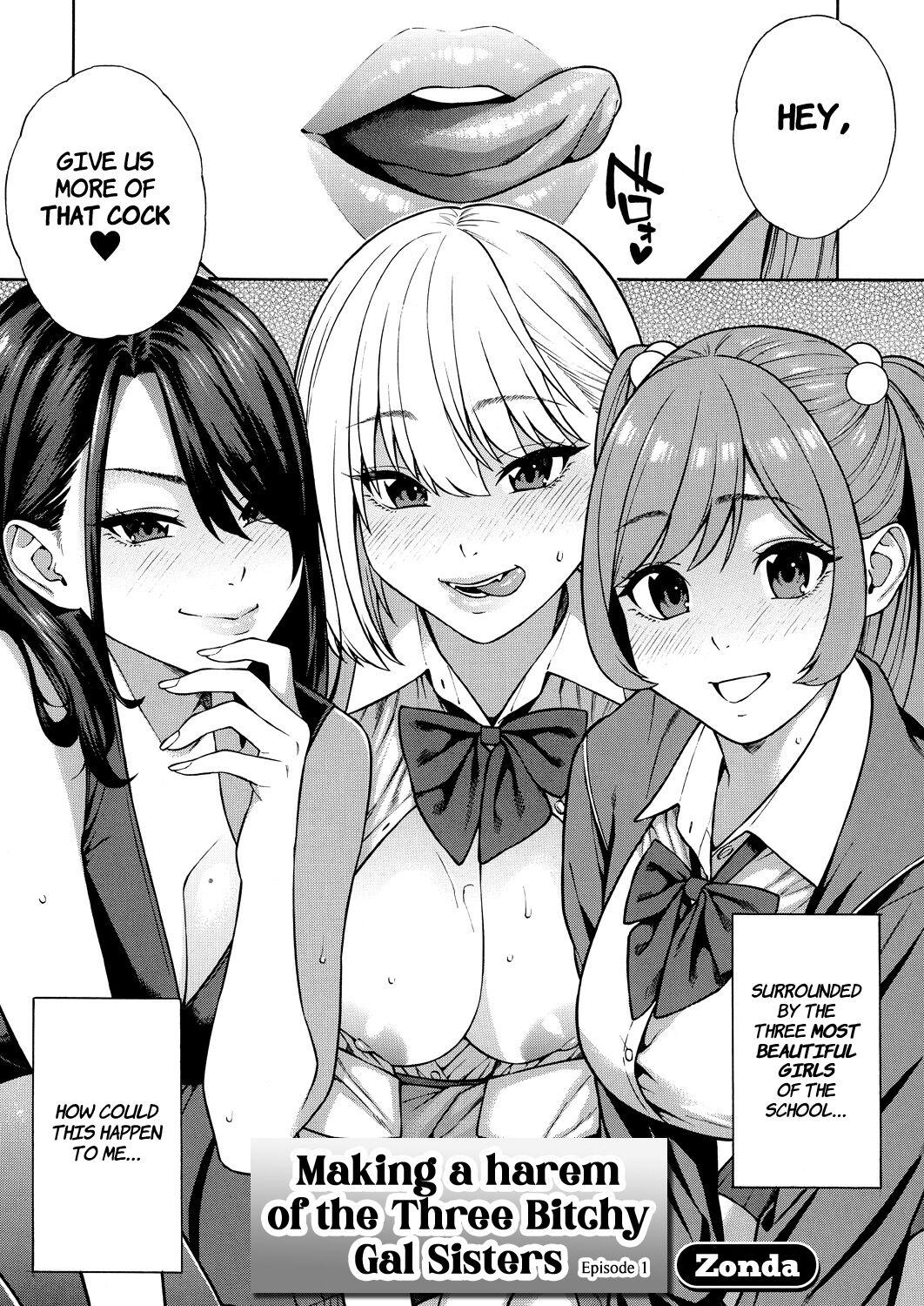 Making a Harem of the Three Bitchy Gal Sisters - Episode 1 1